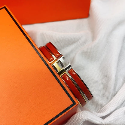 [Royal Top]CLASSIC HM CLIC RED 8MM ENAMEL BRACELET