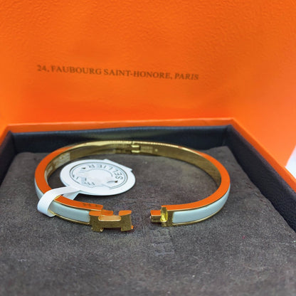 [Royal Top]CLASSIC HM CLIC GREEN 8MM ENAMEL BRACELET