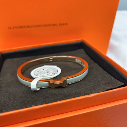 [Royal Top]CLASSIC HM CLIC GREEN 8MM ENAMEL BRACELET