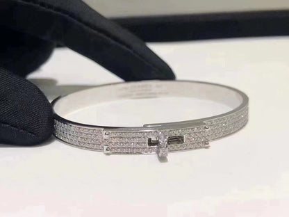 [Royal Top]HM KELLY BRACELET IN SILVER AND FULL PAVE DIAMOND