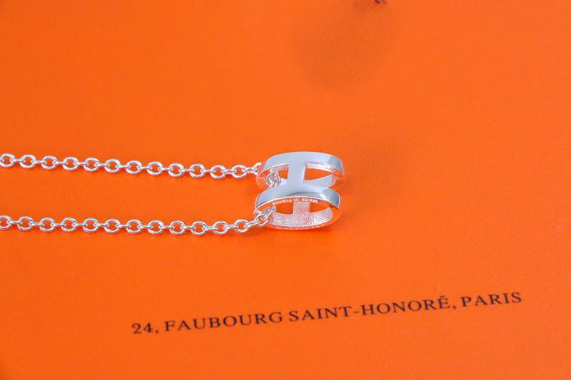 [Royal Top]HM NECKLACE H LETTER OVAL SERIES
