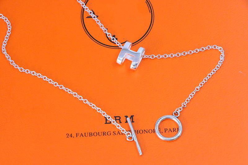 [Royal Top]HM NECKLACE H LETTER OVAL SERIES