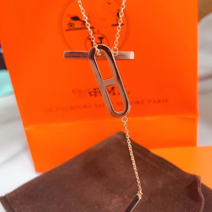 [Royal Top]HM NECKLACE PLATINUM ROSE GOLD DIAMOND
