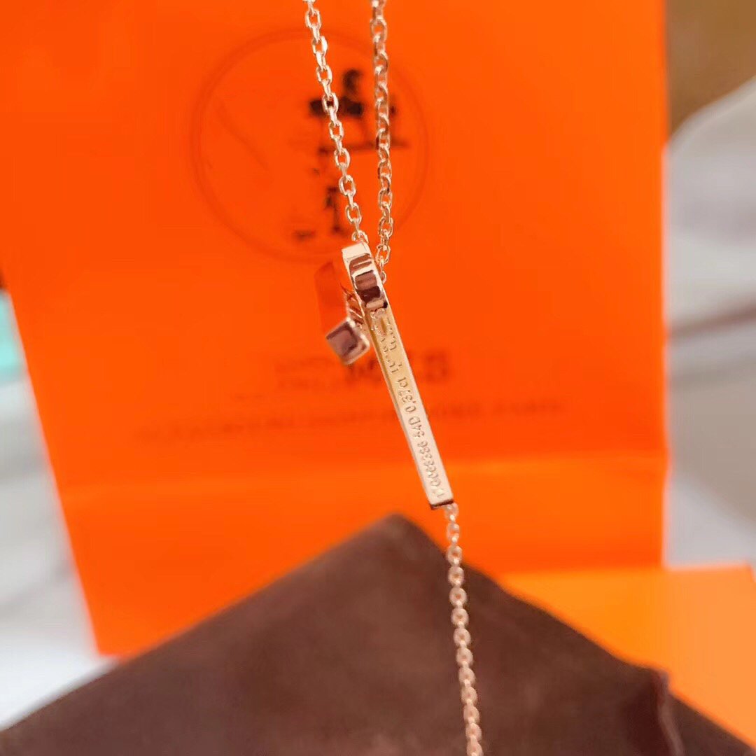 [Royal Top]HM NECKLACE PLATINUM ROSE GOLD DIAMOND