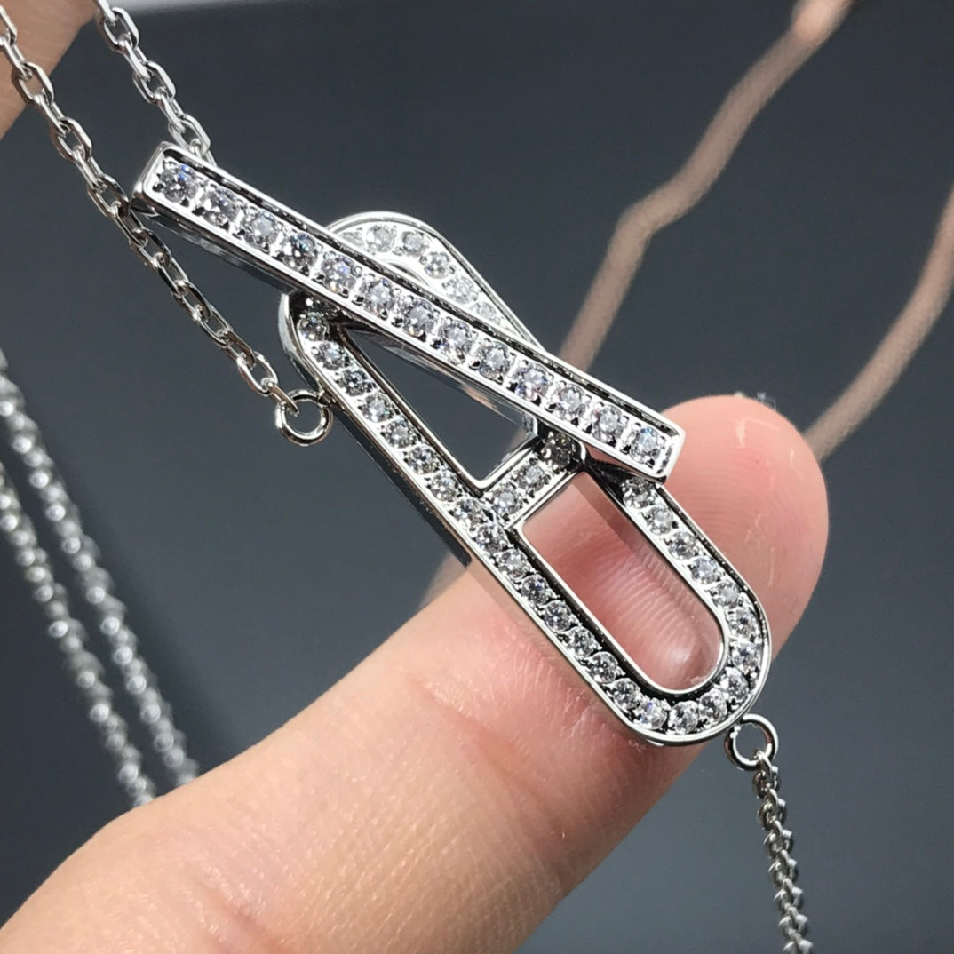 [Royal Top]HM NECKLACE PLATINUM ROSE GOLD DIAMOND