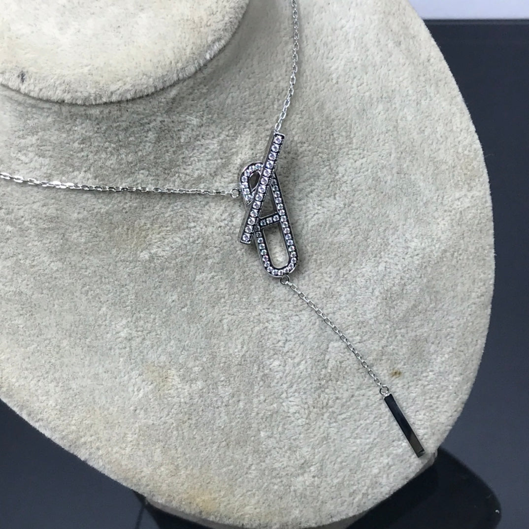 [Royal Top]HM NECKLACE PLATINUM ROSE GOLD DIAMOND