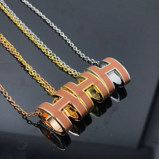 [Royal Top]H NECKLACE BROWN