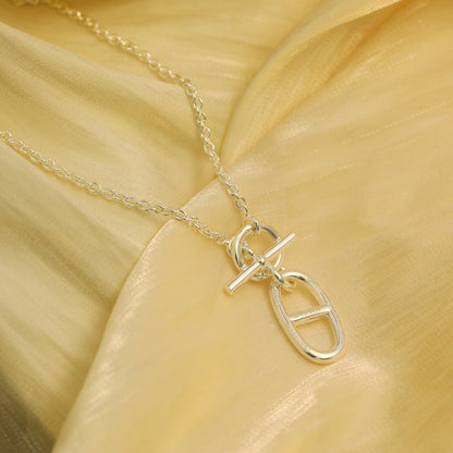 [Royal Top]HM CHAINE D'ANCRE PENDANT NECKLACE STERLING SILVER