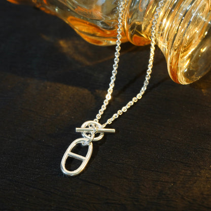 [Royal Top]HM CHAINE D'ANCRE PENDANT NECKLACE STERLING SILVER