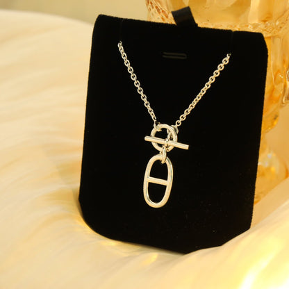 [Royal Top]HM CHAINE D'ANCRE PENDANT NECKLACE STERLING SILVER