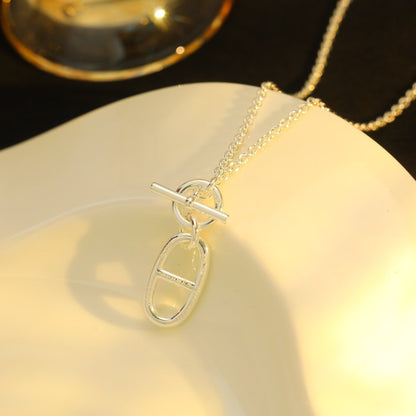 [Royal Top]HM CHAINE D'ANCRE PENDANT NECKLACE STERLING SILVER