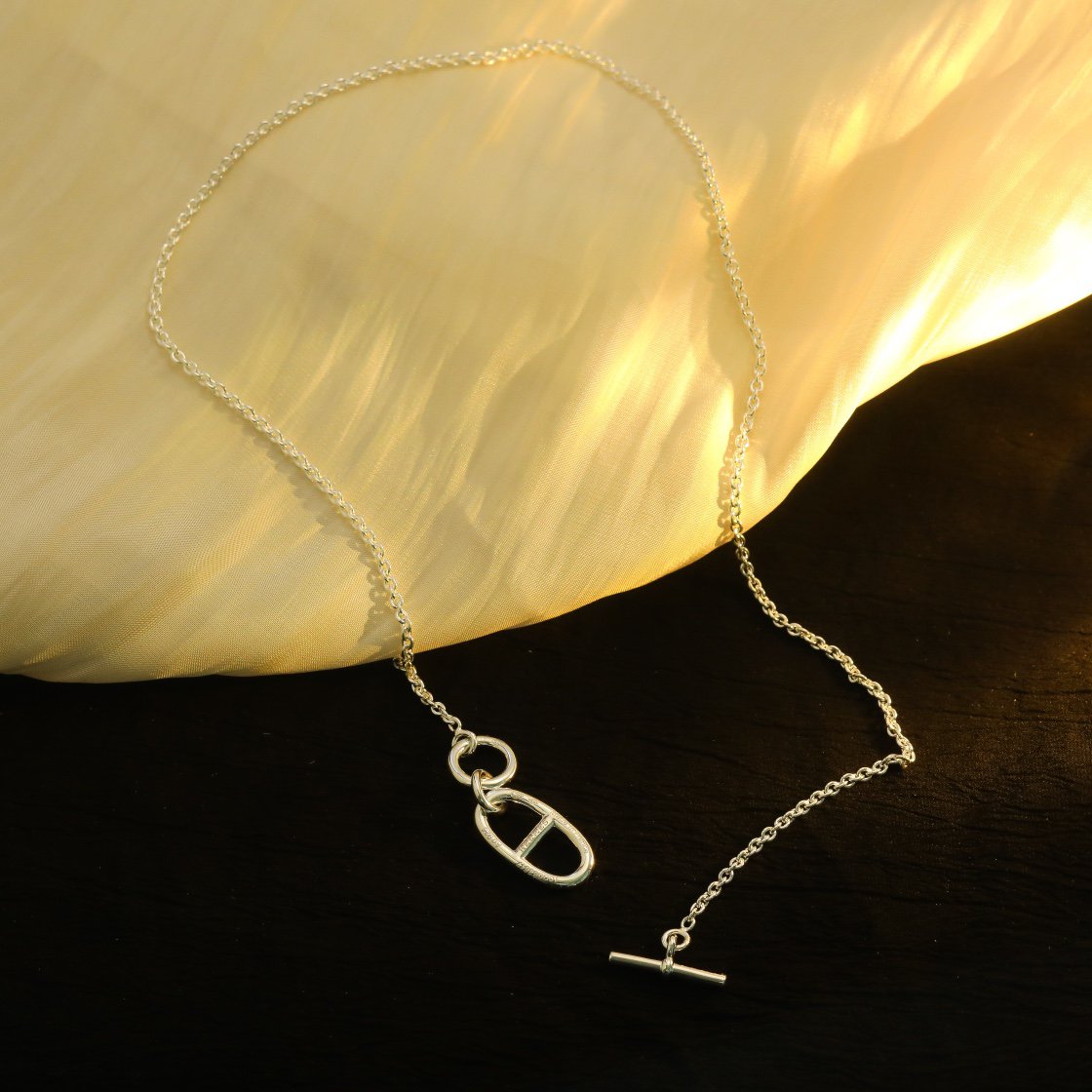 [Royal Top]HM CHAINE D'ANCRE PENDANT NECKLACE STERLING SILVER