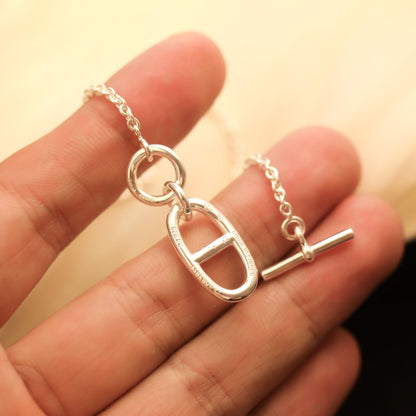 [Royal Top]HM CHAINE D'ANCRE PENDANT NECKLACE STERLING SILVER