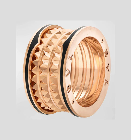 [Royal Top]ZERO 1 ROCK BLACK CERAMIC PINK GOLD LARGE MODEL