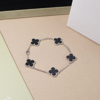 [Royal Top] CLOVER 5 MOTIF ONYXS BRACELET COLLECTION