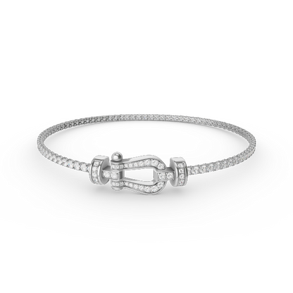 [Royal Top]FORCE  HORSESHOE  DIAMOND TENNIS BRACELET