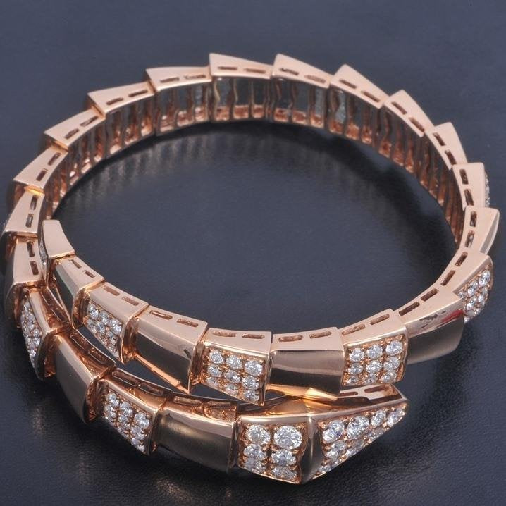 [Royal Top]SERPENTI BRACELET PINK GOLD DIAMOND