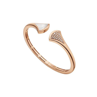 [Royal Top]DREAM BRACELET OPEN PINK GOLD MOP DIAMOND