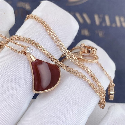 [Royal Top]DREAM NECKLACE CARNELIAN 1 DIAMOND