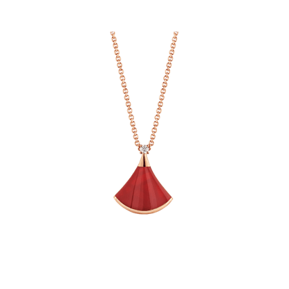 [Royal Top]DREAM NECKLACE CARNELIAN 1 DIAMOND
