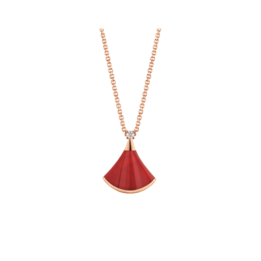 [Royal Top]DREAM NECKLACE CARNELIAN 1 DIAMOND