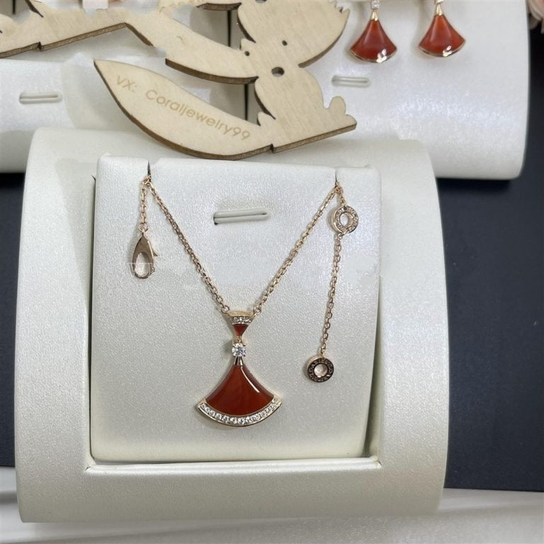 [Royal Top]DREAM NECKLACE CARNELIAN DIAMOND