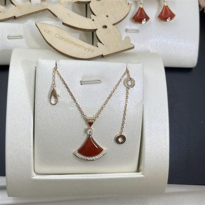 [Royal Top]DREAM NECKLACE CARNELIAN DIAMOND