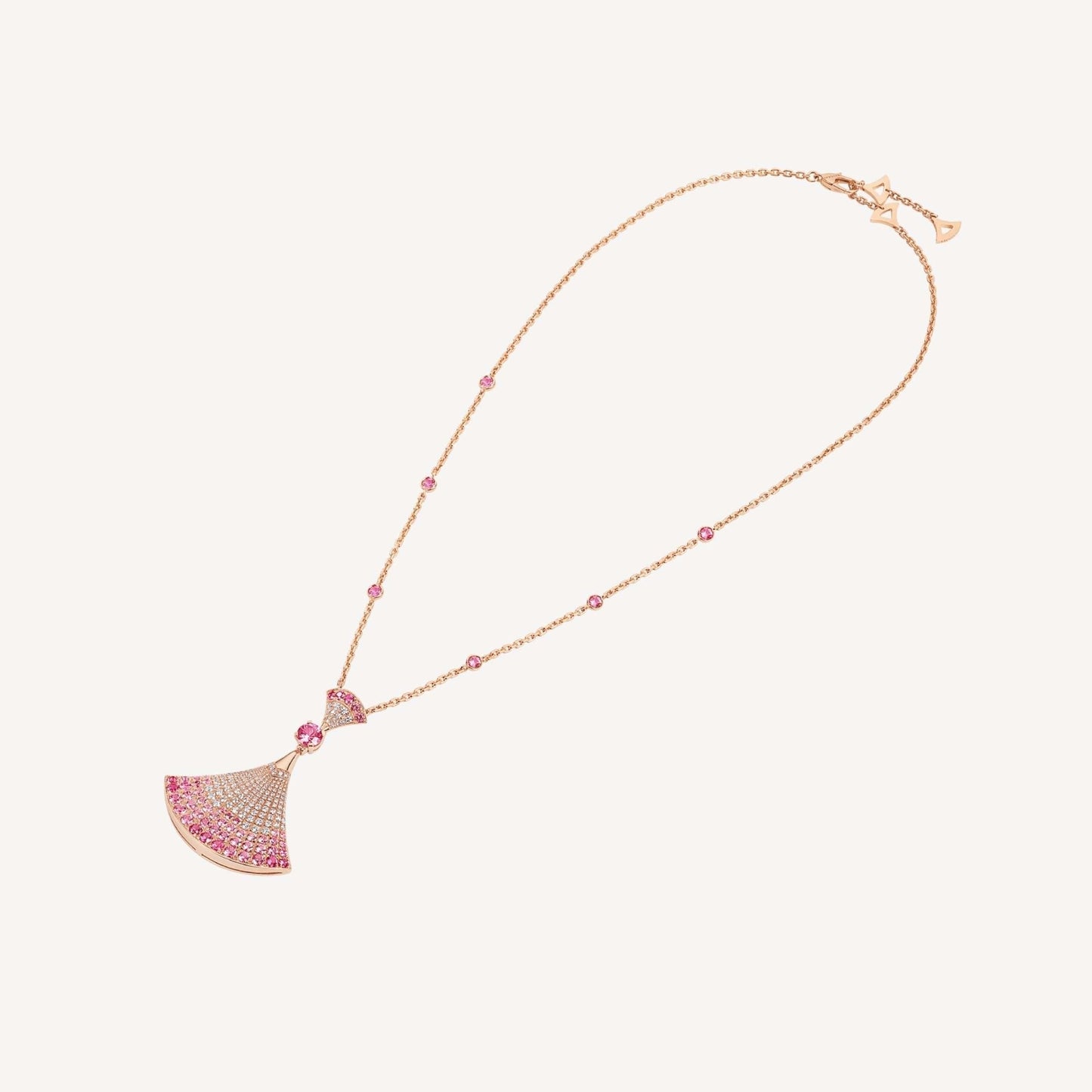 [Royal Top]DREAM NECKLACK DIAMOND PINK GOLD