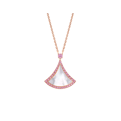 [Royal Top]DREAM NECKLACE MOP DIAMOND PINK