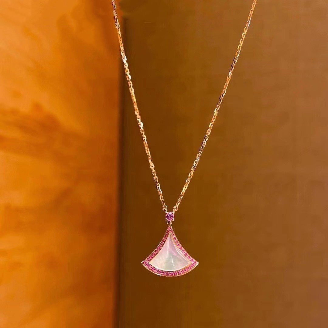 [Royal Top]DREAM NECKLACE MOP DIAMOND PINK