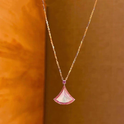 [Royal Top]DREAM NECKLACE MOP DIAMOND PINK