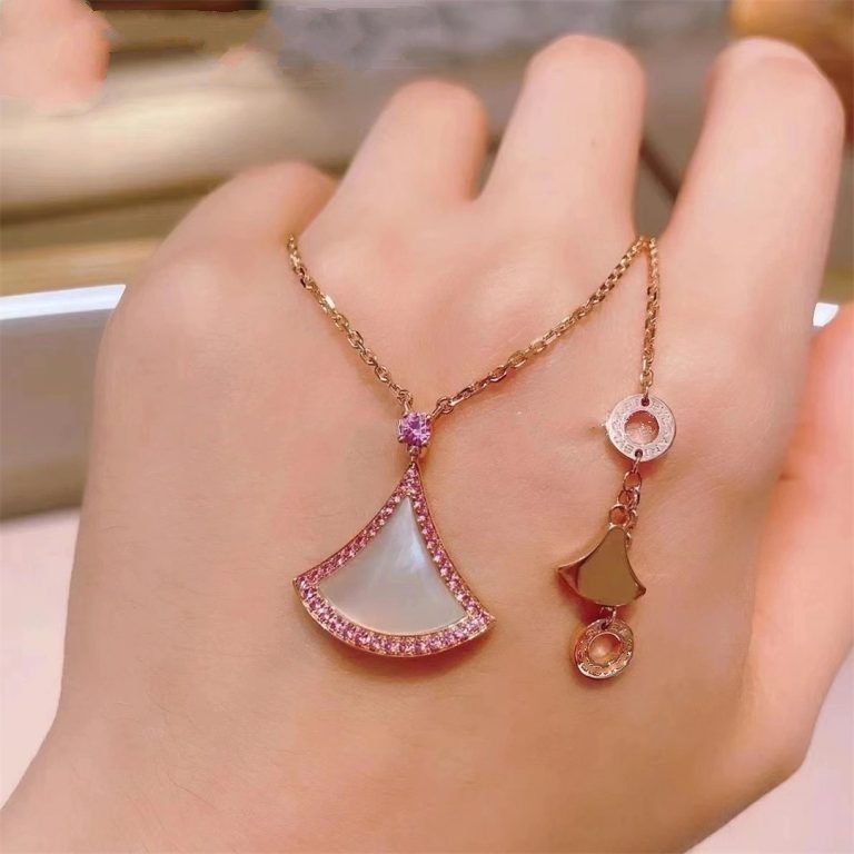[Royal Top]DREAM NECKLACE MOP DIAMOND PINK