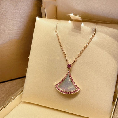 [Royal Top]DREAM NECKLACE MOP DIAMOND PINK