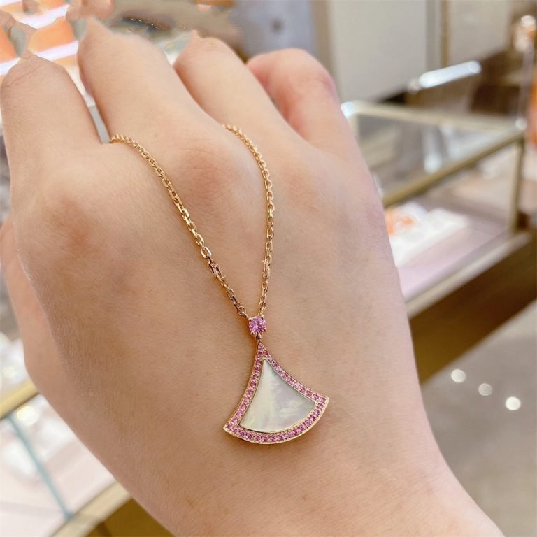 [Royal Top]DREAM NECKLACE MOP DIAMOND PINK