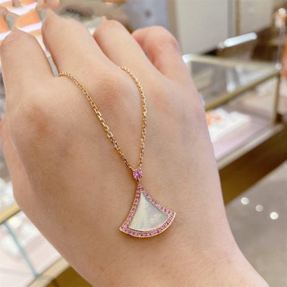 [Royal Top]DREAM NECKLACE MOP DIAMOND PINK