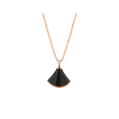 [Royal Top]DREAM NECKLACE ONYX 1 DIAMOND