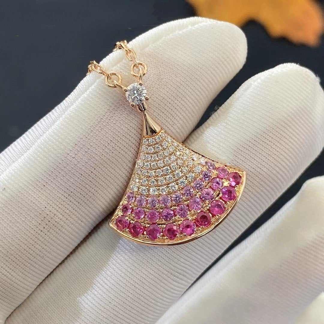 [Royal Top]DREAM NECKLACE PINK GOLD PINK DIAMOND