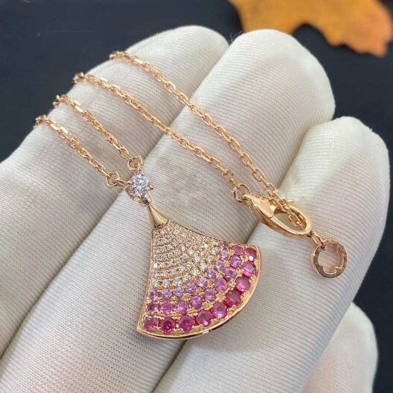 [Royal Top]DREAM NECKLACE PINK GOLD PINK DIAMOND