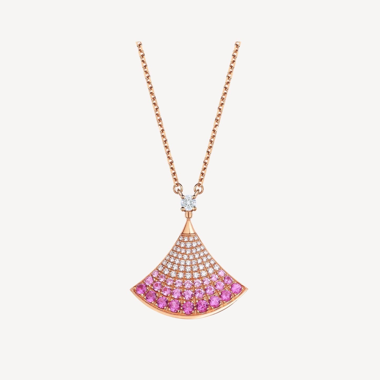 [Royal Top]DREAM NECKLACE PINK GOLD PINK DIAMOND