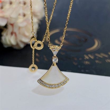 [Royal Top]DREAM NECKLACE MOP GOLD DIAMOND