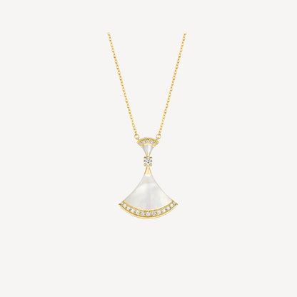 [Royal Top]DREAM NECKLACE MOP GOLD DIAMOND