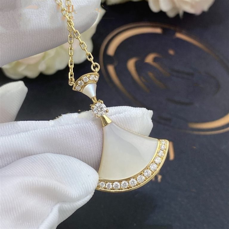 [Royal Top]DREAM NECKLACE MOP GOLD DIAMOND