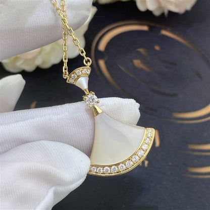 [Royal Top]DREAM NECKLACE MOP GOLD DIAMOND
