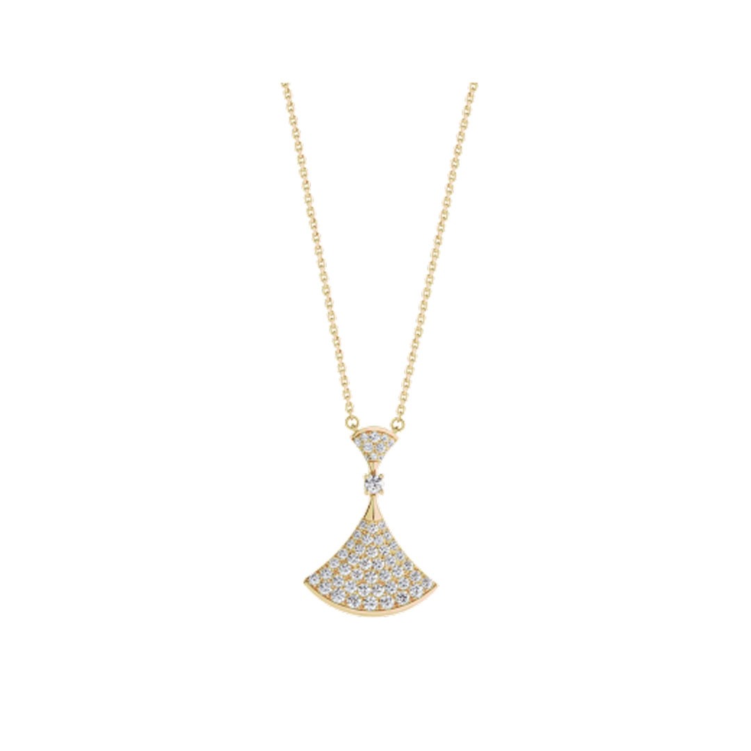 [Royal Top]DREAM NECKLACE GOLD FULL DIAMOND