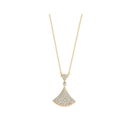 [Royal Top]DREAM NECKLACE GOLD FULL DIAMOND
