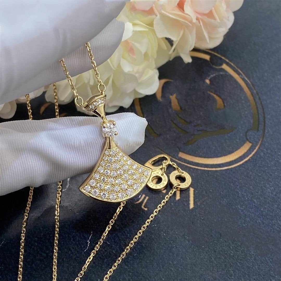 [Royal Top]DREAM NECKLACE GOLD FULL DIAMOND