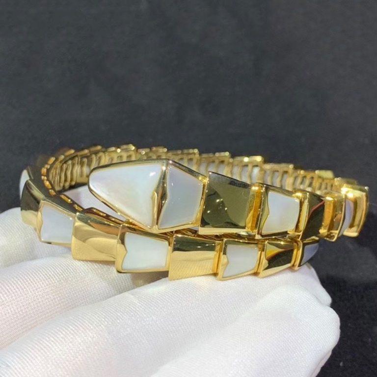 [Royal Top]SERPENTI BRACELET MOP GOLD
