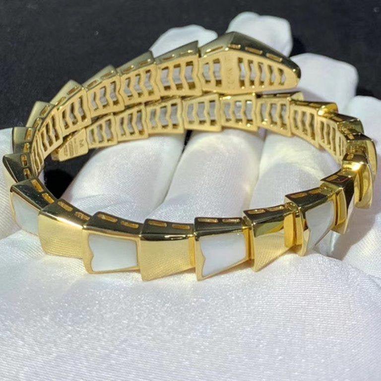 [Royal Top]SERPENTI BRACELET MOP GOLD
