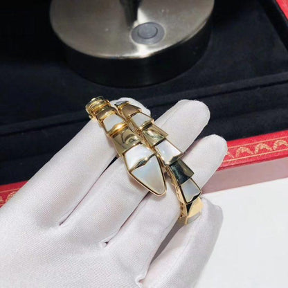 [Royal Top]SERPENTI BRACELET MOP GOLD
