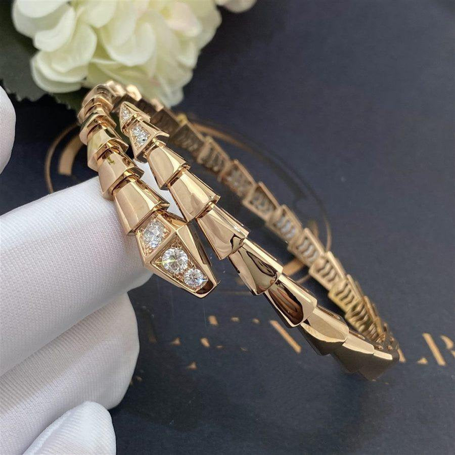 [Royal Top]SERPENTI BRACELET DIAMONDS PINK GOLD